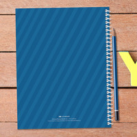 blue dinosaur personalized notebook for kids