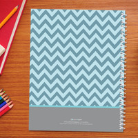 sweet little blue whale personalized notebook for kids