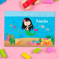 Sweet Mermaid Personalized Puzzles