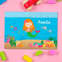 Sweet Mermaid Personalized Puzzles