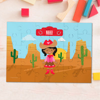 Cowgirl Personalized Puzzles