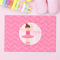 Sweet Ballerina Personalized Puzzles