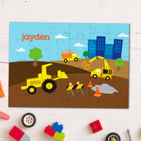 Construction site Personalized Puzzles