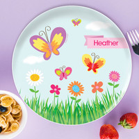 A Butterfly Field Kids Plates