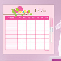 Singing Birds Toddler Chore Chart