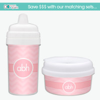 Initials On Chevron Snack Bowl