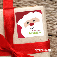 Cookies For Santa  Gift Label