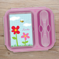 Spring Flowers Collapsible Bento Box
