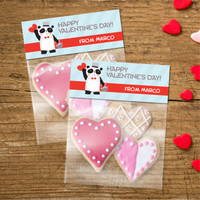 Panda And Hearts Treat Bags