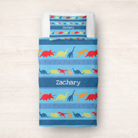 Dinosaur Trails Duvet Cover