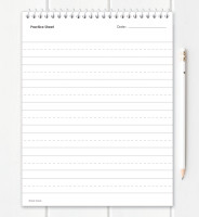 Vertical Cursive Writing Book For Boys