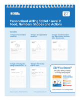 Writing Book with Phrases For Boys