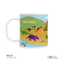 Dinosaurs in the Jungle Kids Plate