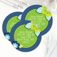 Modern Blooms Label Set