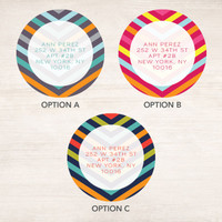 Style in Stripes Label Set