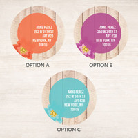 Rustic Flower Label Set