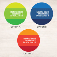 Shades of Color Label Set