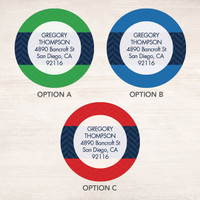 Nautical Anchor Label Set