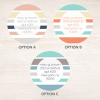 Array of Stripes Label Set