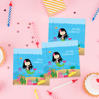 Sweet Mermaid Gift Label Set