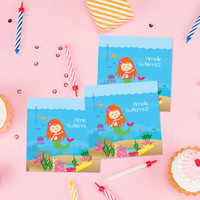 Sweet Mermaid Gift Label Set
