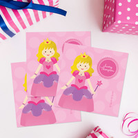 Cute Princess Gift Label Set