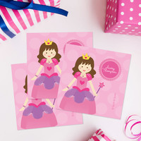 Cute Princess Gift Label Set