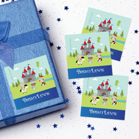 The Three Knights Gift Label Set