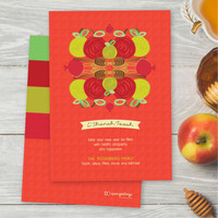 Personalized Rosh Hashanah Photo Cards | Modern Pomegranates