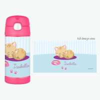 Cute Little Kitten Thermos Bottle