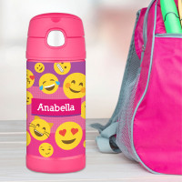 Girl Emojis Thermos Bottle
