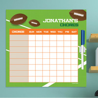 Football Fan Toddler Chore Chart