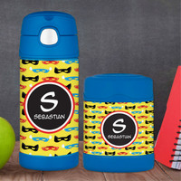 Super Hero Masks Thermos Bottle