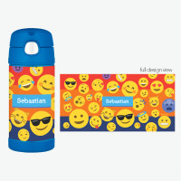 Boy Emojis Thermos Bottle