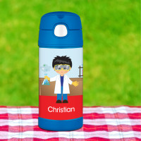 Cool Scientist Boy Thermos Bottle