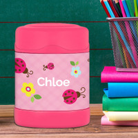 Three Lady Bugs Thermos Food Jar