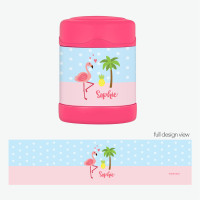 Sweet Flamingo Love Thermos Food Jar