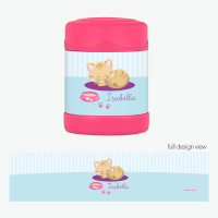 Cute Little Kitten Thermos Food Jar