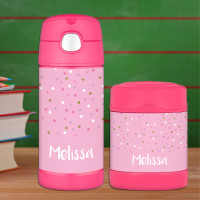 Sweet Glitter Dots Thermos Food Jar
