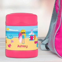 Beach Girl Thermos Food Jar