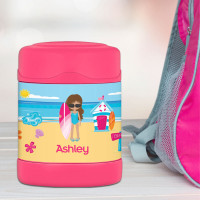 Beach Girl Thermos Food Jar