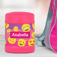 Girl Emojis Thermos Food Jar