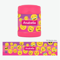 Girl Emojis Thermos Food Jar