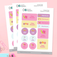 Sweet Spring Waterproof Labels Variety Pack