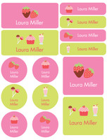Yummy Sweets Waterproof Labels Variety Pack (Set of 56)