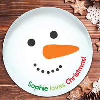 I love Christmas Time Kids Plate