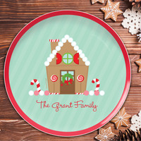 Our Sweet Xmas House Christmas Plate