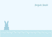 Check Out Our Children'S Personalized Notepads | Cute Bunny In A Corner