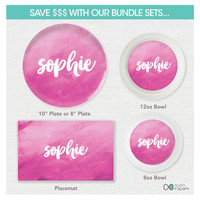 Bold Colorful Name Kids Placemat