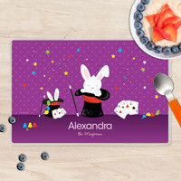 Cute Girl Magician Kids Placemat